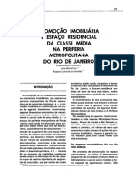 Promoção Imobiliária e Espaço Residencial Da Classe Média Na Periferia Metropolitana Do Rio de Janeiro