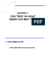 Chương 1. Cấu trúc và hoạt động của máy tính