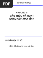 Chương 1. Cấu trúc và hoạt động của máy tính