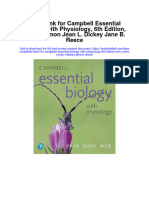 Full Download Test Bank For Campbell Essential Biology With Physiology 6Th Edition Eric J Simon Jean L Dickey Jane B Reece PDF