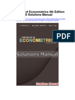 Full Principles of Econometrics 4Th Edition Hill Solutions Manual PDF