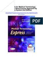Download Test Bank For Medical Terminology Express A Short Course Approach By Body System 2Nd Edition full chapter pdf