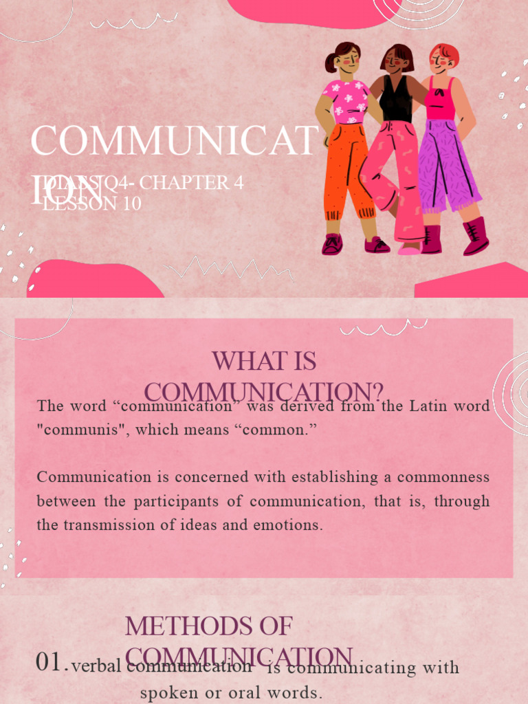 WHAT IS COMMUNICATION visual data 4