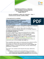 Guia de Actividades y Rúbrica de Evaluación - Paso 7 - Construcción de Artículo Científico (POA)