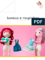 Boneca Com Roupinha Crochê Amigurumi