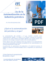 Importancia de La Automatización en La Industria Petrolera