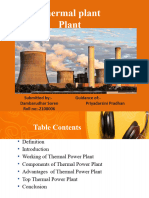 Overview of Thermal Power Plants | PDF | Boiler | Power Station