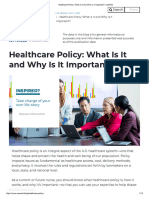Healthcare Policy - What Is It and Why Is It Important - USAHS