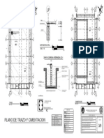 Plano de Trazo y Cimentacion