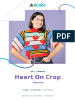 Heart On Crop Sweater DK
