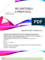 Registro Historia Clinica Prenatal