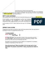 Imprest and Flutuating System in Petty Cash Fund