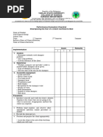 Procedural Checklist Shampooing The Hair of A Client Confined To Bed 1