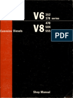 Cummins V6 V8 Series Diesel Engine Shop Manual 983598EE EQM