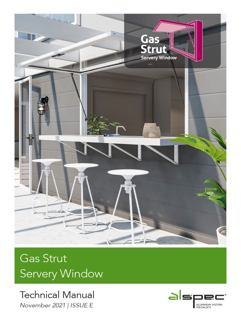 Gas Strut Servery Window November2021 | PDF | Window | Gases