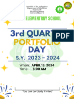 Program For Portfolio Day