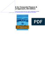 Full download Test Bank For Corporate Finance A Focused Approach 6Th Edition pdf