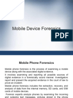 Mobile Forensics
