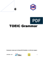 TOEIC Grammar TOEIC Grammar TOEIC Gramma