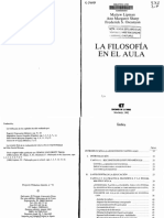 Lipman Matthew (1992), La Filosofia en El Aula. Capítulo 2. La Práctica Filo... 2