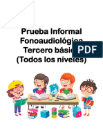 Prueba Informal Tercero Básico