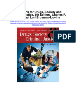 Full download Test Bank For Drugs Society And Criminal Justice 5Th Edition Charles F Levinthal Lori Brusman Lovins pdf