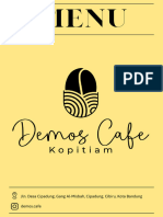 Menu Demos Cafe