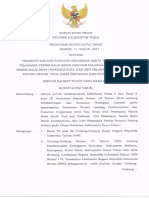 PERBUP 11 - 2017 TTG Pembentukan Dan Susunan Organisasi Serta Tata Kerja UPT Balai Benih Dan Palawija, UPT Balai Benih Holtikultura, Dan UPT Rumah Po