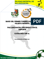 Primer Torneo Distrital de Fulbito Infantil 2019