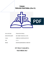 Resume Pembelajaran Theologi Pastoral (Pert 5) by Christian Mawuntu