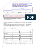 UGC Paper 1 First Shift 6th March 2023