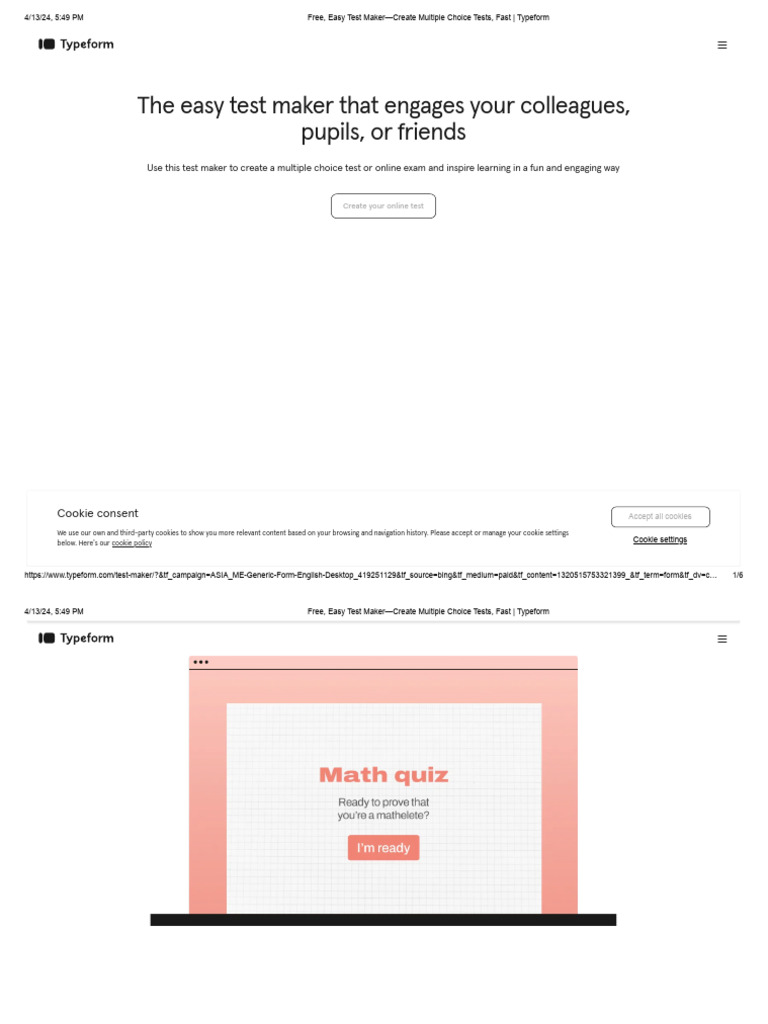 Engaging Online Test Creator | PDF | Http Cookie | Computing