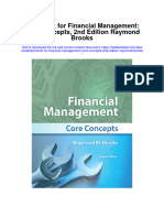Full Download Test Bank For Financial Management Core Concepts 2Nd Edition Raymond Brooks PDF
