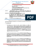 Informe #078-2023-SGSL - Requerimiento para La Contratación Del Servicio de Movilizacion y Desmovilizacion de Equipos y Herramientas