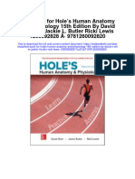 Full Download Test Bank For Holes Human Anatomy and Physiology 15Th Edition by David N Shier Jackie L Butler Ricki Lewis 1260092828 9781260092820 PDF