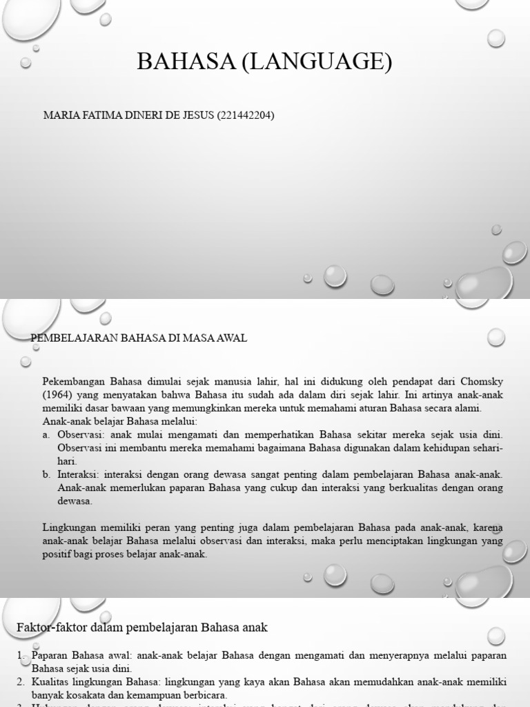 Bahasa (Language) | PDF | Seni & Disiplin Bahasa | Kajian Bahasa Asing