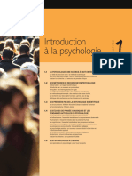 Introduction À La Psychologie Chapitre 1
