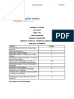 2020 Business Studies Grade 11 Notes Chapter Seven