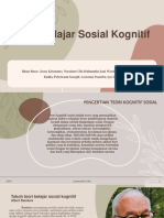 Teori Belajar Sosial Kognitif