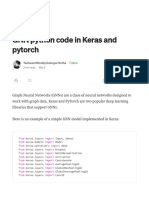 GNN python code in Keras and pytorch _ by YashwanthReddyGoduguchintha _ Medium