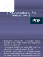 Etiologia Dizabilității Intelectuale
