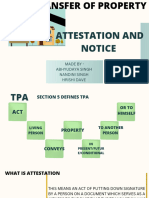 Attestation and Notice