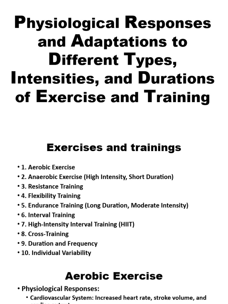 Lesson 1 | PDF | High Intensity Interval Training | Aerobic Exercise