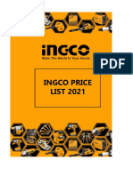 INGCO Product List