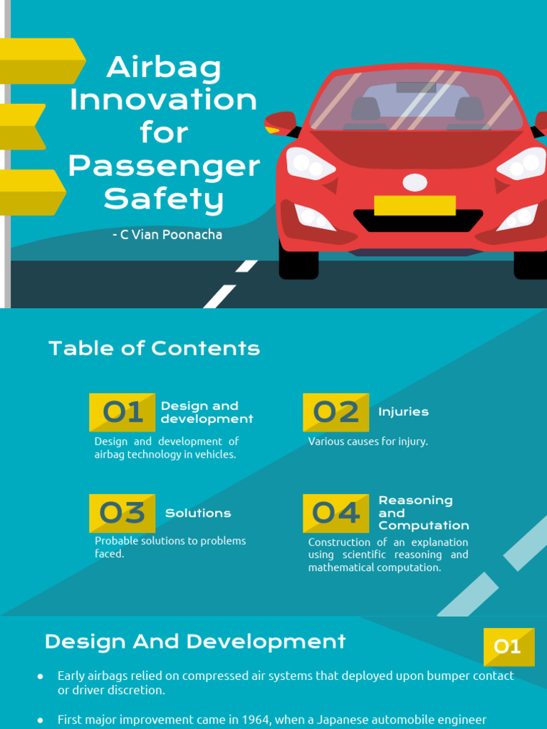 Airbag Innovation For Passenger Safety PDF Airbag Vehicles