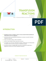 Transfusion Reaction