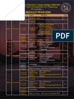Schedule of Programme Dob 2024