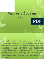 Clase 4 Valores y Ã Tica en Salud