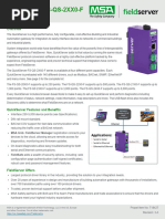 Quickserver Fs-Qs-2Xx0-F: Msa Grid-Fieldserver Manager Registration Connects Your