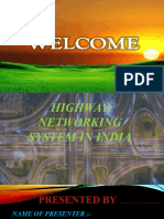 Introduction To Indias Highway Network System